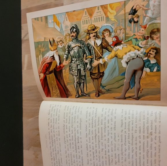 Antique 1891 Swedish Kristen's Och Resa Bio Book - Picture 8 of 11